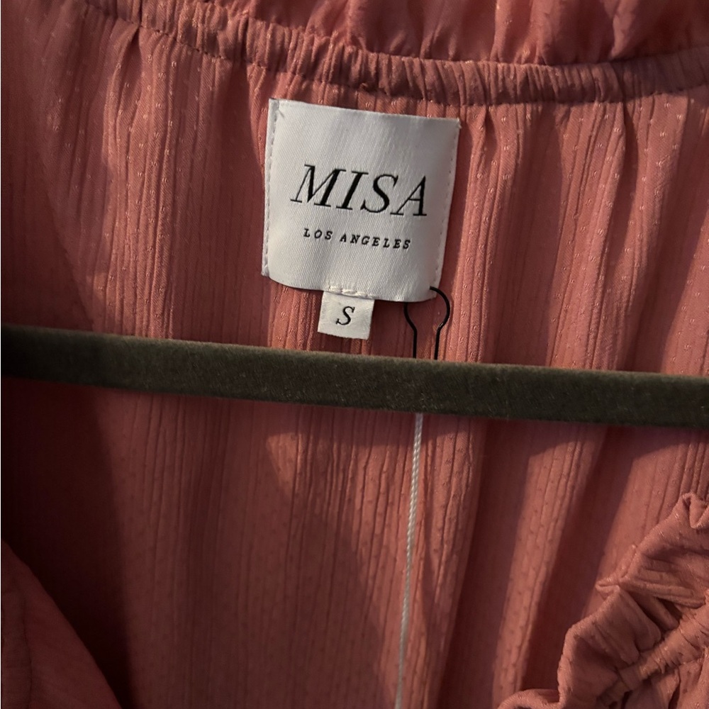 Pink Ruffle Women's Top - Picture 2 of 2